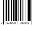 Barcode Image for UPC code 0034000399819