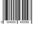 Barcode Image for UPC code 0034000430093