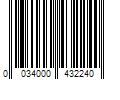 Barcode Image for UPC code 0034000432240