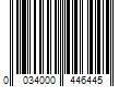 Barcode Image for UPC code 0034000446445