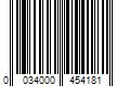 Barcode Image for UPC code 0034000454181