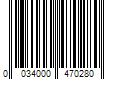 Barcode Image for UPC code 0034000470280