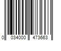 Barcode Image for UPC code 0034000473663