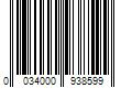 Barcode Image for UPC code 0034000938599