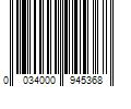 Barcode Image for UPC code 0034000945368