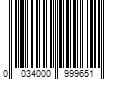 Barcode Image for UPC code 0034000999651