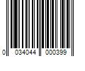 Barcode Image for UPC code 0034044000399. Product Name: HIGH RIDGE BRANDS SGX NYC Dry Touch Volumizing Dry Shampoo  for All Hair Types  6.5 oz