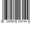 Barcode Image for UPC code 0034054003144