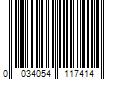 Barcode Image for UPC code 0034054117414