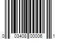 Barcode Image for UPC code 003408000061