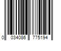 Barcode Image for UPC code 0034086775194