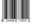 Barcode Image for UPC code 0034086775200