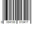 Barcode Image for UPC code 0034100013417