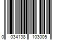 Barcode Image for UPC code 0034138103005