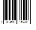 Barcode Image for UPC code 0034138115206