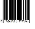 Barcode Image for UPC code 0034138223314