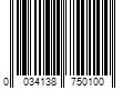 Barcode Image for UPC code 0034138750100