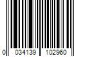 Barcode Image for UPC code 0034139102960