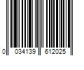 Barcode Image for UPC code 0034139612025