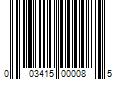 Barcode Image for UPC code 003415000085