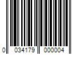 Barcode Image for UPC code 0034179000004