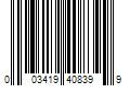 Barcode Image for UPC code 003419408399