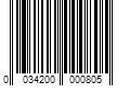 Barcode Image for UPC code 0034200000805