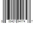 Barcode Image for UPC code 003421941747