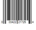 Barcode Image for UPC code 003422217254