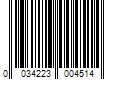 Barcode Image for UPC code 0034223004514