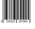 Barcode Image for UPC code 0034223251994