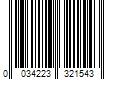 Barcode Image for UPC code 0034223321543