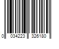 Barcode Image for UPC code 0034223326180