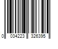 Barcode Image for UPC code 0034223326395