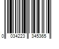 Barcode Image for UPC code 0034223345365