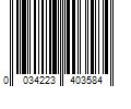 Barcode Image for UPC code 0034223403584