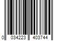 Barcode Image for UPC code 0034223403744