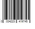 Barcode Image for UPC code 0034223419745