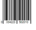 Barcode Image for UPC code 0034223502010