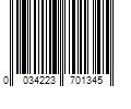 Barcode Image for UPC code 0034223701345