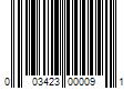 Barcode Image for UPC code 003423000091