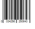 Barcode Image for UPC code 0034256250643