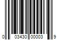 Barcode Image for UPC code 003430000039