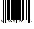 Barcode Image for UPC code 003431115213