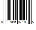 Barcode Image for UPC code 003431327005