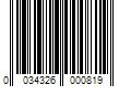 Barcode Image for UPC code 0034326000819