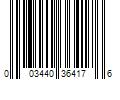 Barcode Image for UPC code 003440364176