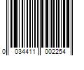 Barcode Image for UPC code 0034411002254