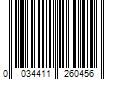 Barcode Image for UPC code 0034411260456