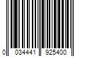 Barcode Image for UPC code 0034441925400